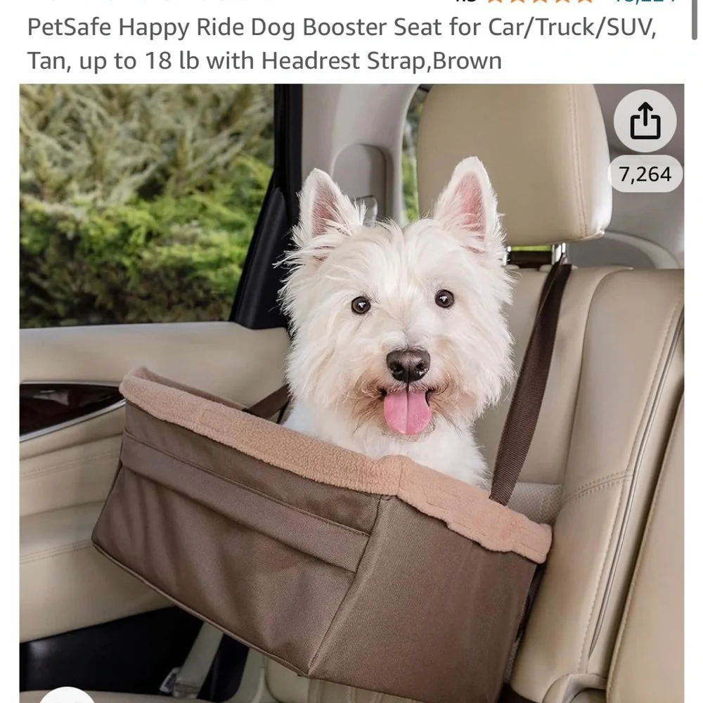 PeSafe dog booster seat.